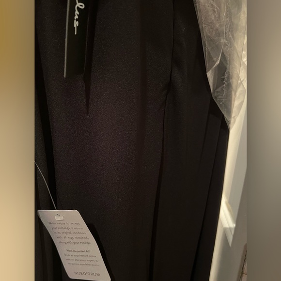BLACK Lulu’s Tier Gown. NWT. Never worn. Purchased from Nordstrom. - Picture 2 of 2